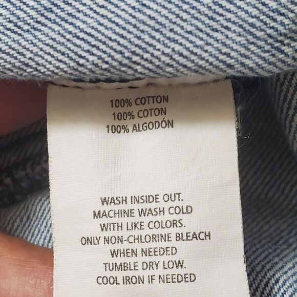 O'Neill Women's Boho Pullover Jacket Small Fleece Hood Lined Denim Embroidered - Picture 10 of 12